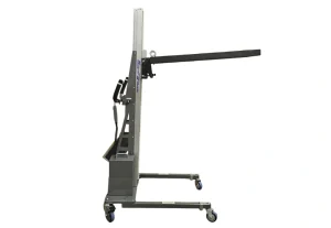 Image shows LiftTrac units with a custom chop table.