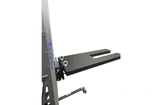 Image shows LiftTrac units with a custom chop table.