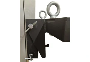 Image shows LiftTrac units with a custom chop table.