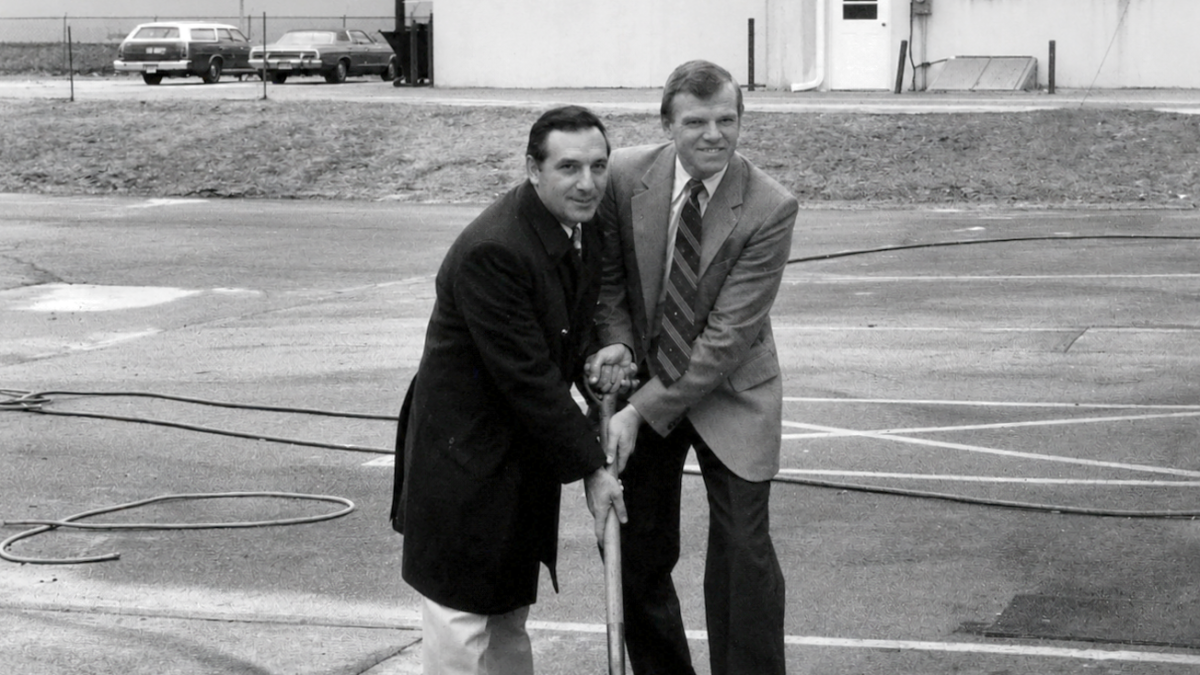 1982 ENSER breaks ground on an expansion of it's Cinnaminson office