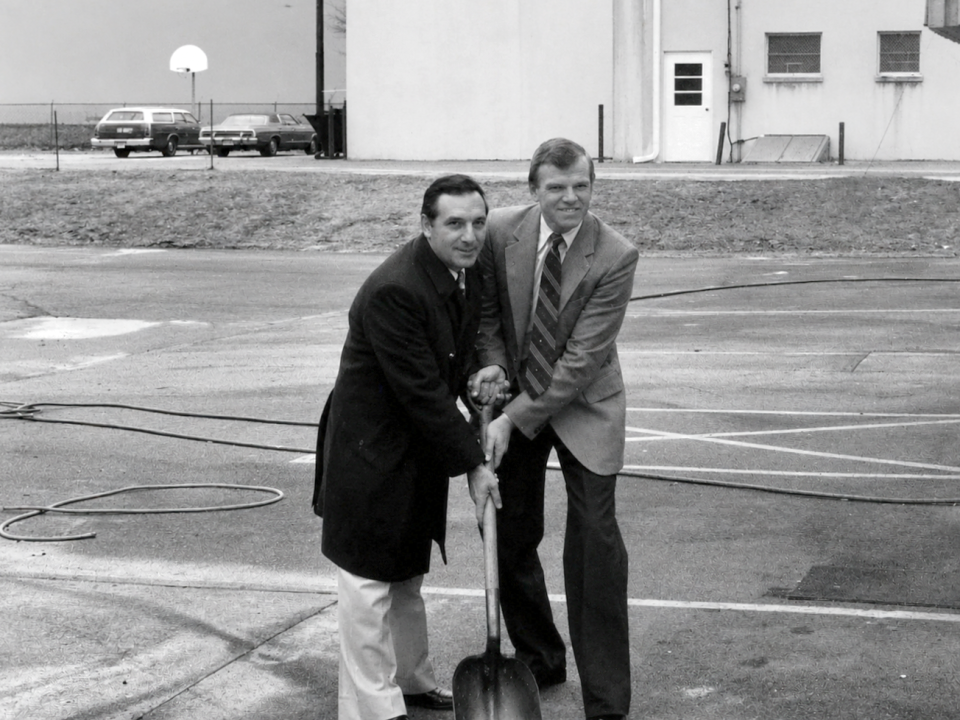 1982 ENSER breaks ground on an expansion of it's Cinnaminson office