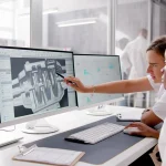 Engineers solving an engineering problem with turnkey manufacturing