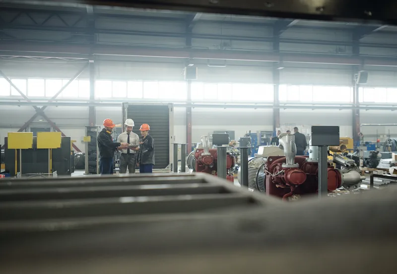 manufacturing plant going through expansion
