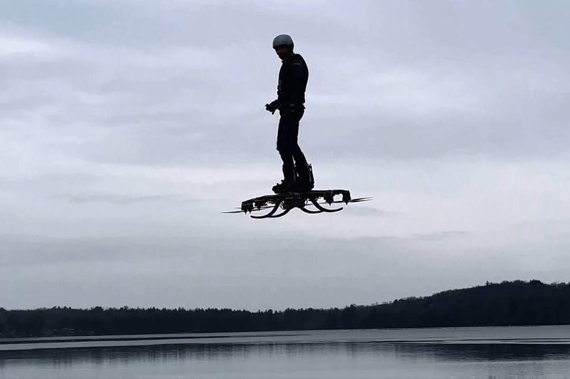 Watch This Hoverboard Fly Over Water